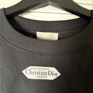 Dior Charcoal Gray Men's Tee